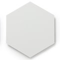 Lucida Surfaces LUCIDA SURFACES, MosaiCore Snow Hexagon 8.8 in. x10.375 in. 3mm 28MIL Glue Down Luxury Vinyl Tiles (12.25 sq.ft), 25PK SC-4112